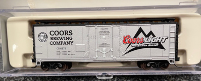 Coors Light Box Car 