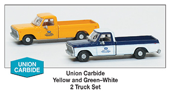 Union Carbide Yellow and Green-White